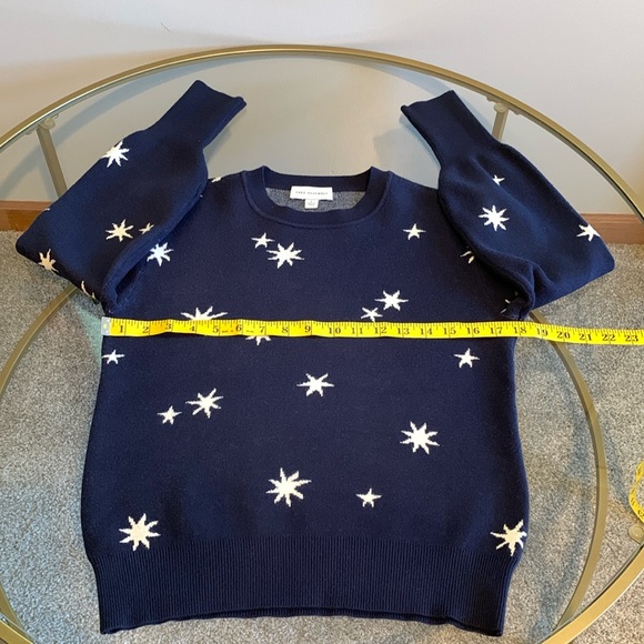 Free Assembly Navy Blue Star Sweater - Picture 10 of 16